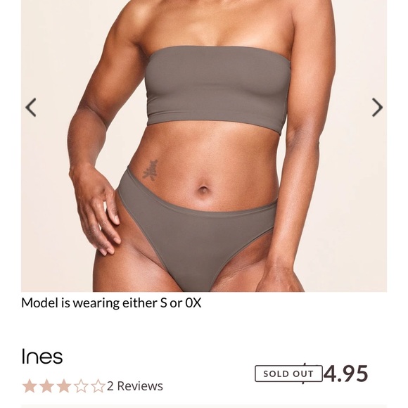 Brandnew Nueskin Beige Bandeau - Picture 4 of 6